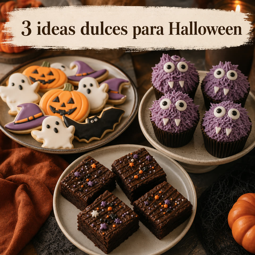 3 ideas dulces para Halloween: técnicas fáciles para hacer en casa