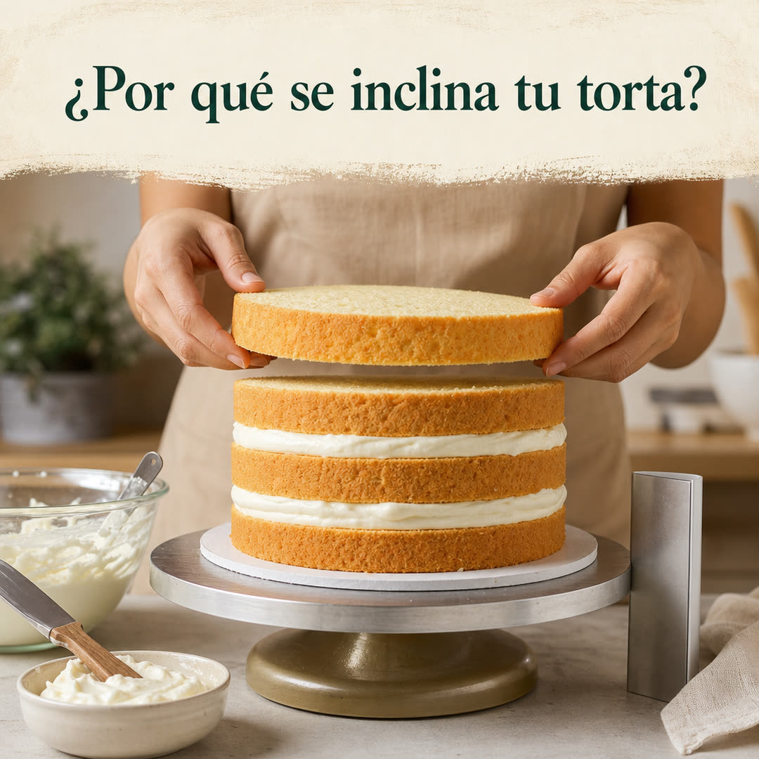 Cómo evitar que una torta se incline: 3 errores frecuentes