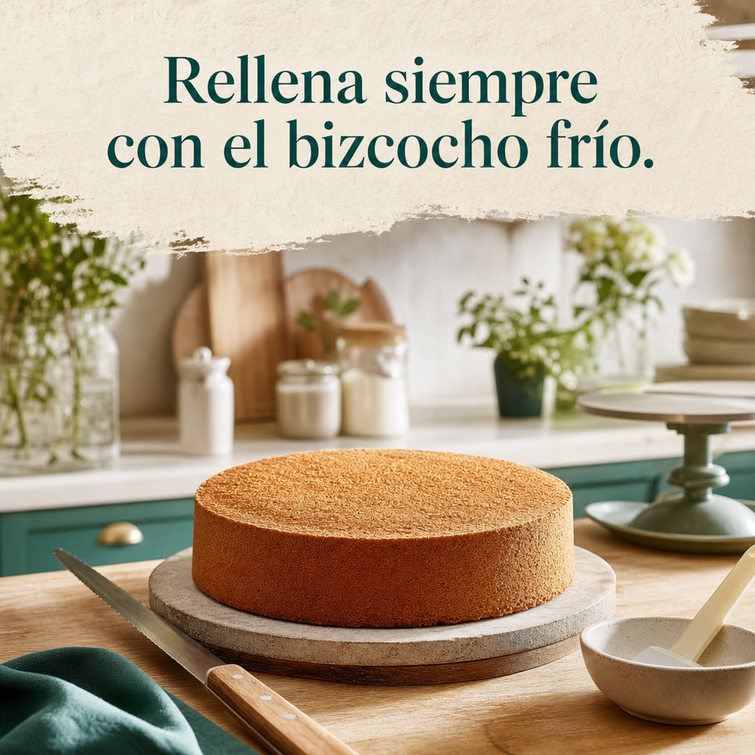 El frío es clave: 3 razones para enfriar el bizcocho antes de rellenar