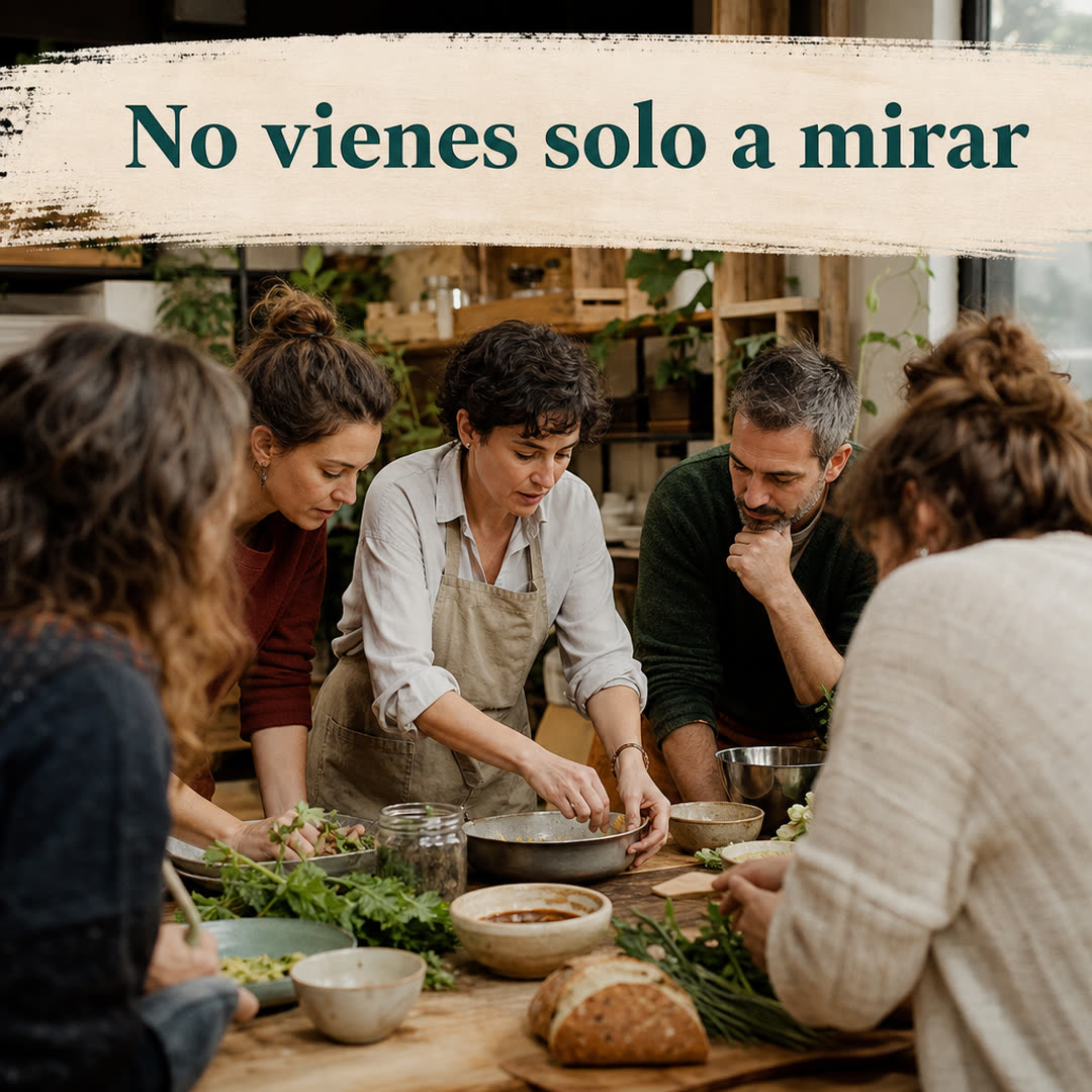 No vienes solo a mirar: aprender haciendo cambia la experiencia