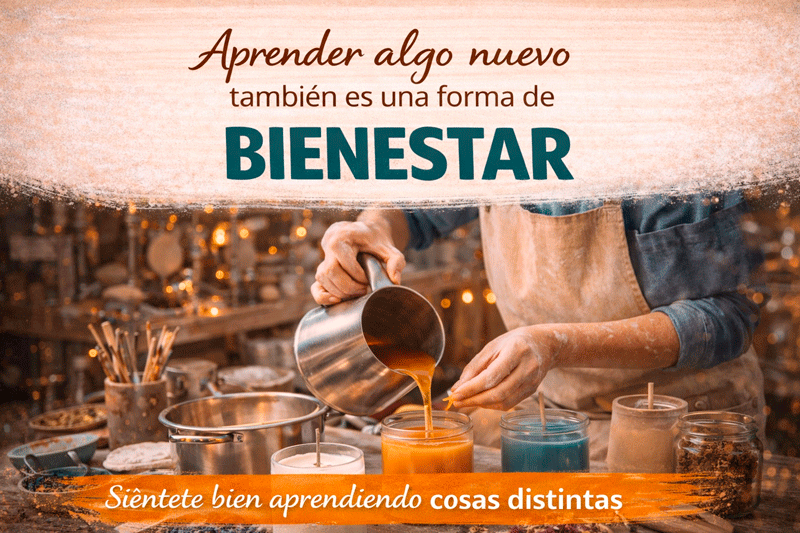 Aprender algo nuevo también es una forma de bienestar