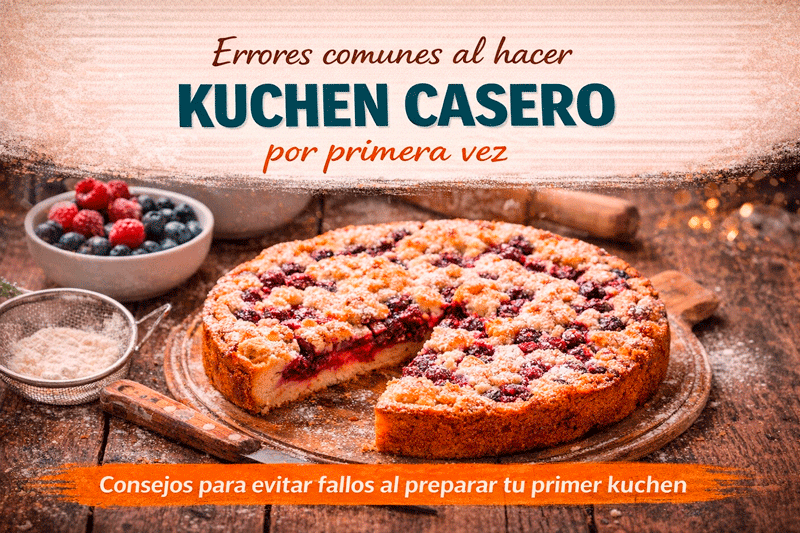 Errores comunes al hacer kuchen casero por primera vez